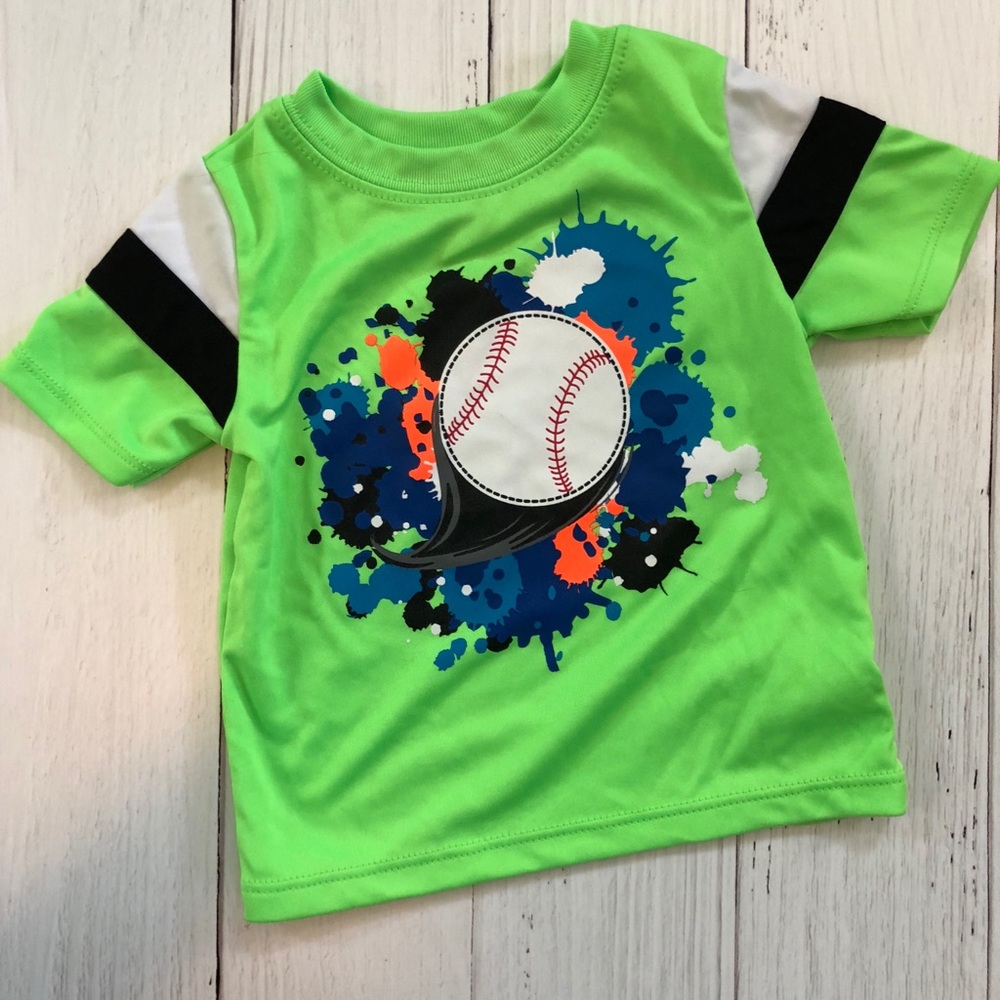 BOYS 3-6MO BASEBALL TEE